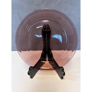 Vintage Pyrex Cranberry Purple Glass #209 Pie Plate Dish 10” (A-3)